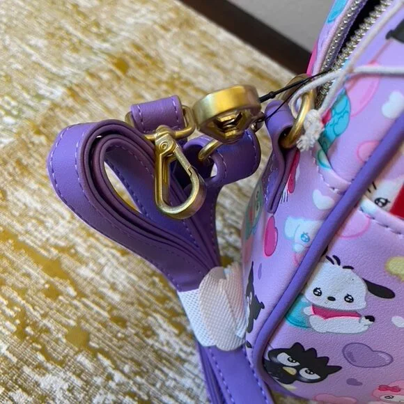 Loungefly Hello Kitty And Friends Hearts Crossbody Bag & Wallet - Picture 7 of 11